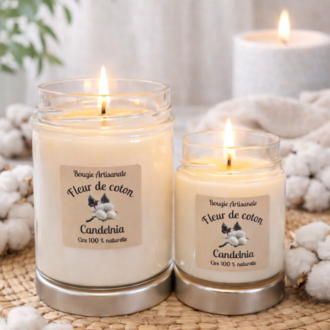 Bougie Fleur de coton