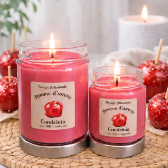 Bougie Pomme d'amour