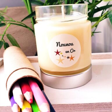 Bougie une nounou en or pour dire merci