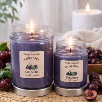 Bougie Cerise noire