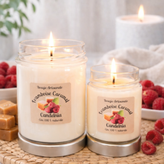 Bougie Framboise Caramel