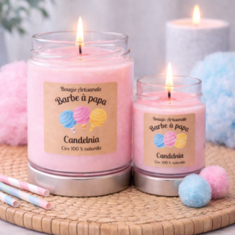 Bougie Barbe à papa