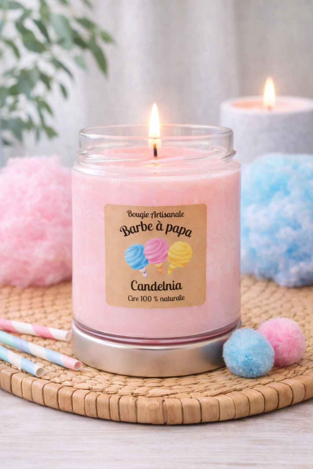 Bougie Barbe à papa – Image 2