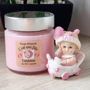 Bougie naissance fille