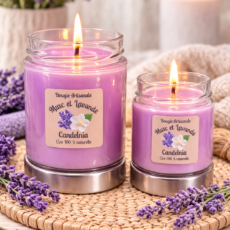 Bougie Musc et Lavande